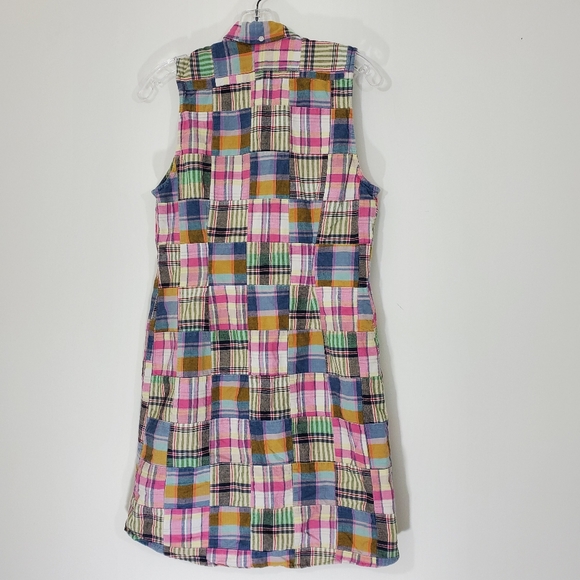 Ralph Ralph Lauren 100% Cotton Patchwork Dress, Size Medium - Picture 9 of 10
